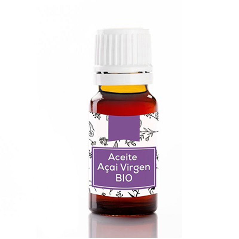 NUBEA Aceite de açai virgen BIO — frasco de cristal ámbar